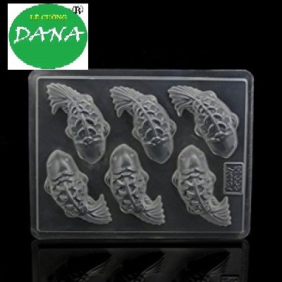 Khuôn nhựa 6 con cá chép.