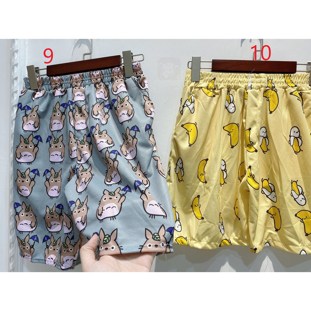Quần Đùi Hoạt Hình Dễ Thương - Quần Short Ống Rộng Cartoon Hot Trend - HS | BigBuy360 - bigbuy360.vn