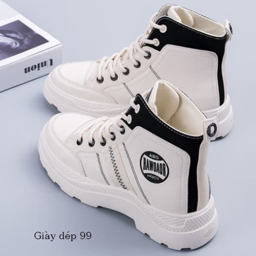 Giày bốt nữ,  Boot cao cổ Hàn quốc ulzzang hàng cao cấp 4cm mẫu xinh hàng mẫu hot trend 2021 | BigBuy360 - bigbuy360.vn