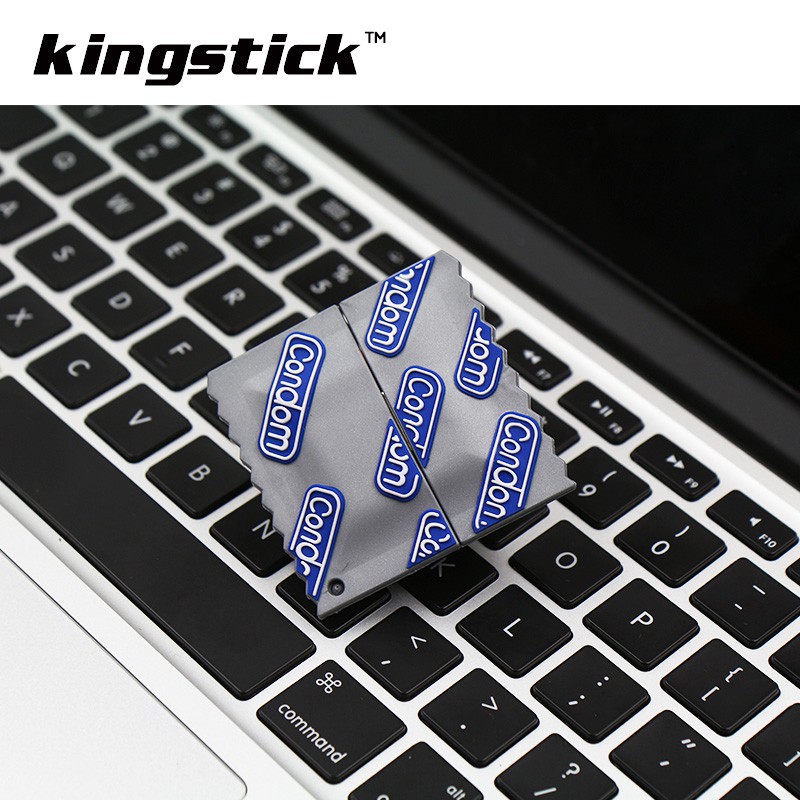 USB hình bao cao su bằng silicon sáng tạo dung lượng từ 8GB~1TB
