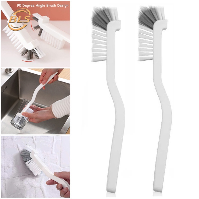 Bàn Chải Vệ Sinh Bồn Rửa Chén/Bồn Rửa Nhà Bếp Bằng Nhựa Có Tay Cầm Bẻ Cong Kèm Lỗ Treo Tiện Lợi