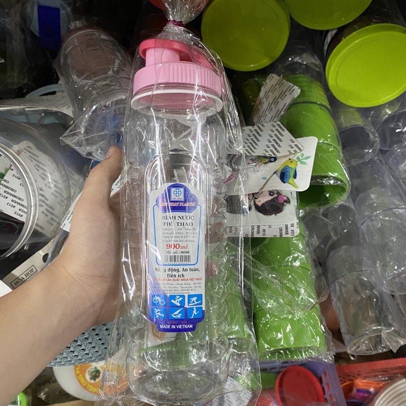 [Chính Hãng] Bình nước nhựa học sinh hãng việt nhật 750ml và 900ml