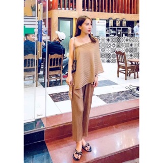 BỘ XẾP LY THÁI LỆCH VAI TRENDY- ord
