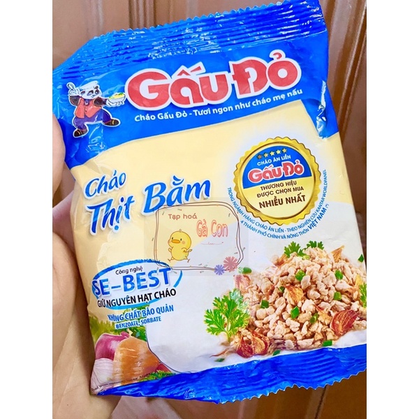 Cháo thịt bằm Gấu Đỏ 50g
