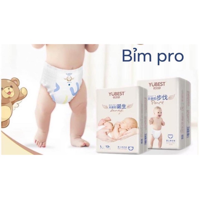 Tã/bỉm dán/quần YUBEST nội địa Trung S132/M108/L96/XL72/L96/XL84/XXL72
