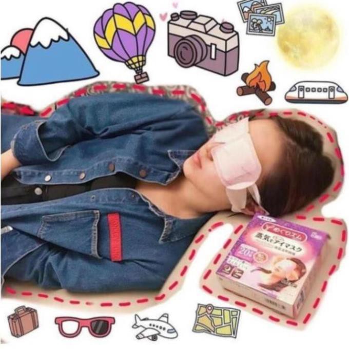 MẶT NẠ HƠI NÓNG THƯ GIÃN CHO VÙNG MẮT MEGRHYTHM STEAM EYE MASK 5 MIẾNG CHÍNH HÃNG - 7162