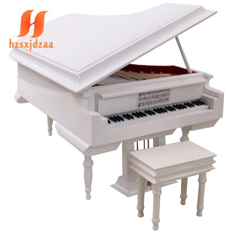 Miniature Grand Piano el Kit Musical Instrument with Chair