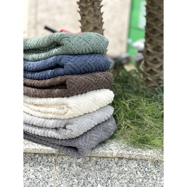 khăn tắm Muji dệt Jacquad xuất dư