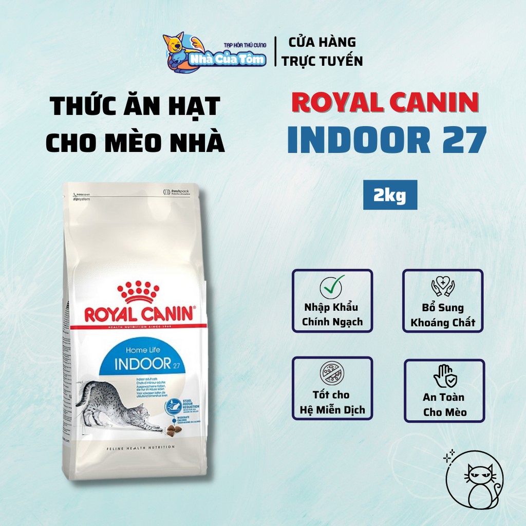 Hạt Royal Canin Indoor 27 Cho Mèo Nuôi Trong Nhà