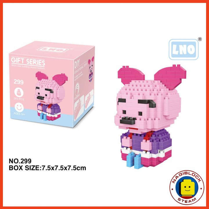 Bộ đồ chơi lắp ráp mô hình nhân vật hoạt hình disney legonano LNO 292-301