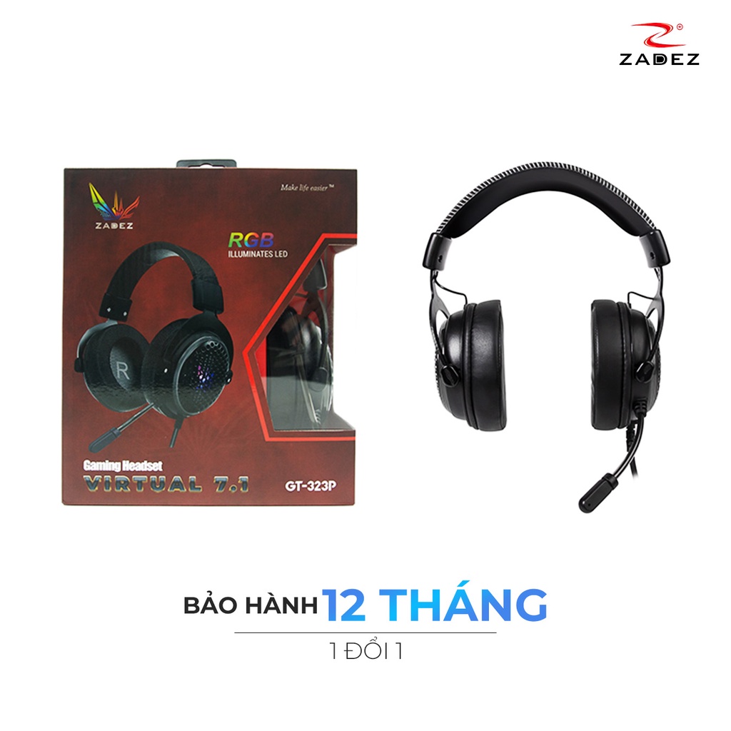 Tai nghe Gaming 7.1 Surround Virtual ZADEZ GT-323P