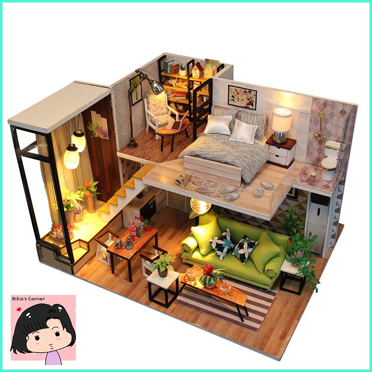 Mô Hình Nhà Gỗ DIY
