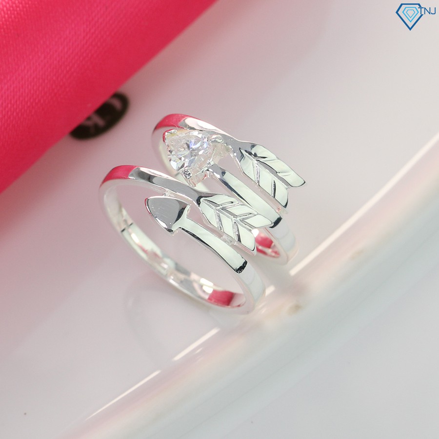 Nhẫn đôi bạc khắc tên theo yêu cầu ND0402 Trang Sức TNJ