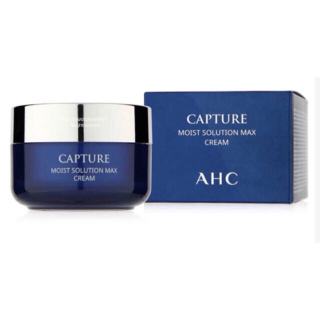Kem Dưỡng Cấp Nước Sáng Da AHC Capture Moist Solution Max Cream