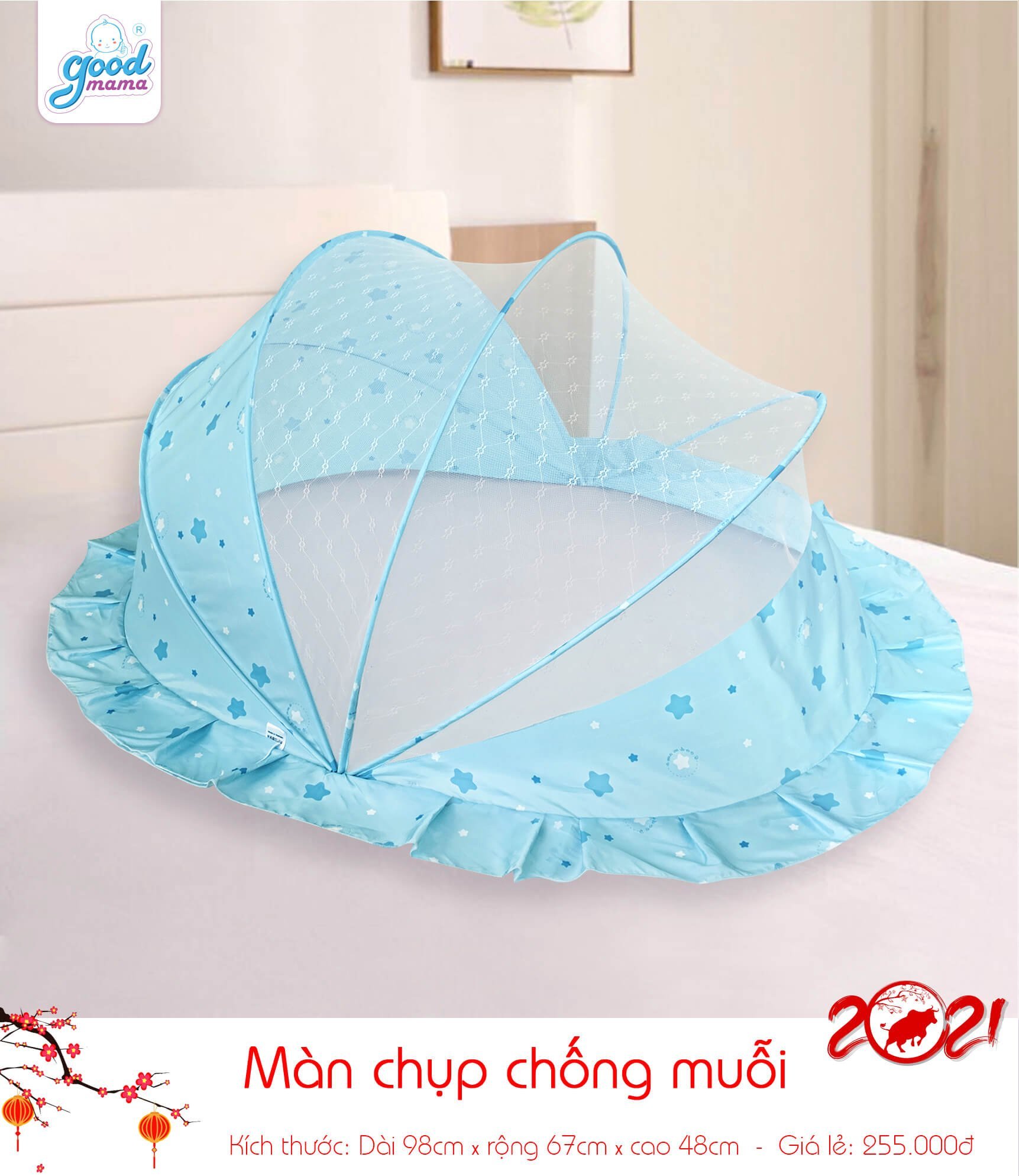 Màn chụp chống muỗi trẻ em Good Mama