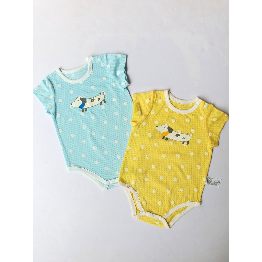 MOB1909 Body lỗ xanh-vàng chú cún