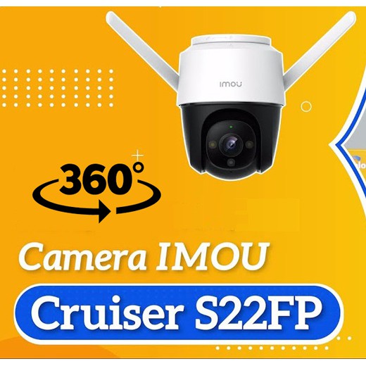 Camera quan sát Wifi IMOU IPC-S22FP 1080P ngoài trời, khả năng xoay 360