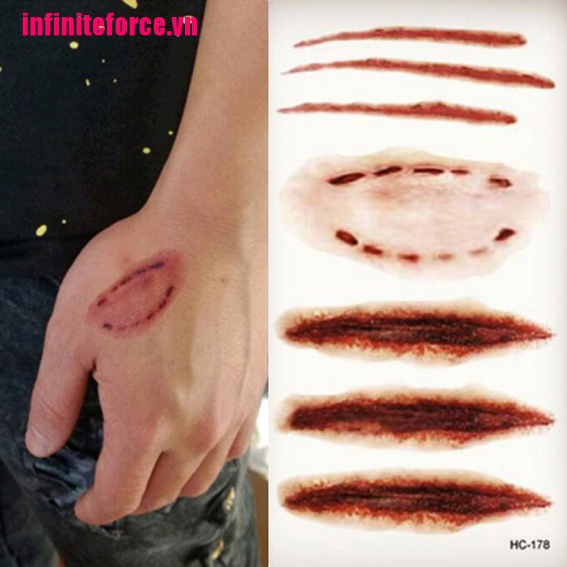 Bộ 2 Dụng Cụ Trang Điểm Hóa Trang Halloween Độc Đáo