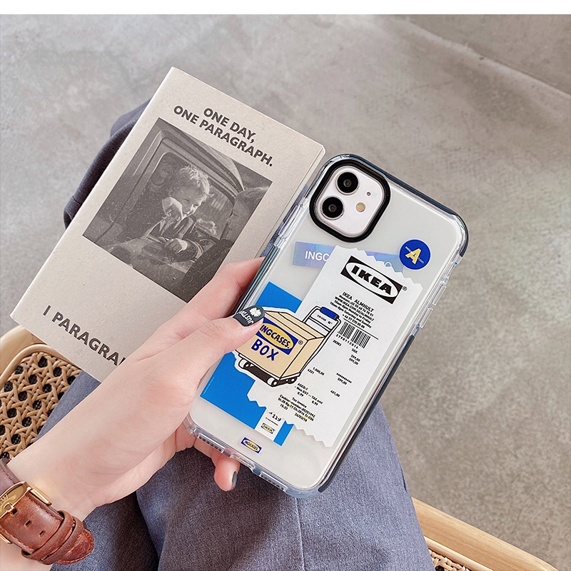 iPhone 12 Ốp điện thoại mềm in logo IKEA cho iPhone 11 Pro MAX i7 i8 plus XR XS MAX iPhone XS | BigBuy360 - bigbuy360.vn