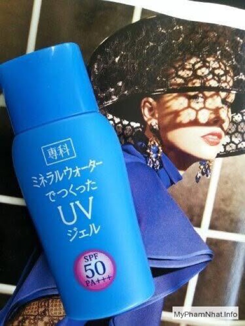 (Có bill Nhật kèm) Kem chống nắng Shiseido Hada Senka Mineral Water UV Gel SPF50,PA+++