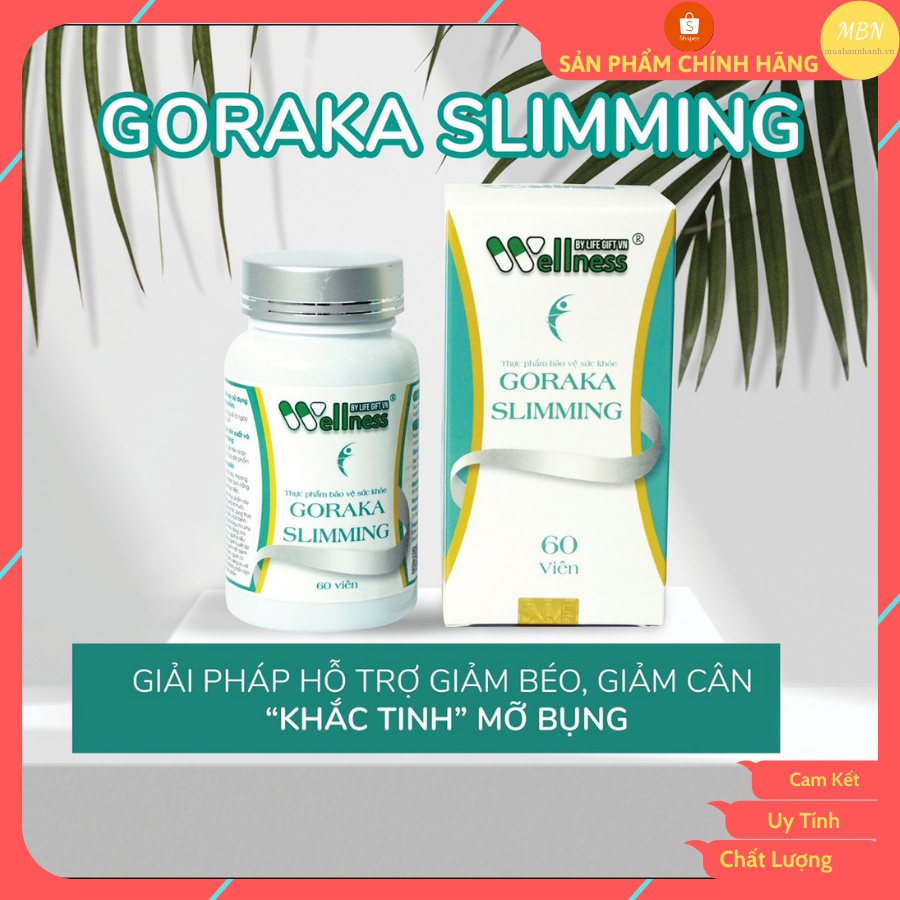 Thực phẩm hỗ trợ giảm cân Goraka Slimming