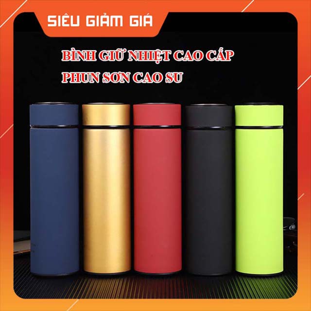 Bình giữ nhiệt LIFE VACUUM CUP 500ml colorfull (nhiều màu) nhận khắc chữ in logo - 0902