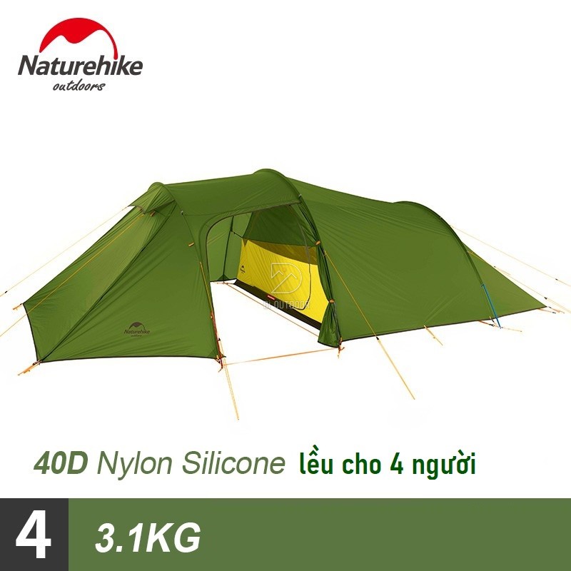 Lều Dã Ngoại 4 Người Naturehike Opalus NH19L004-B