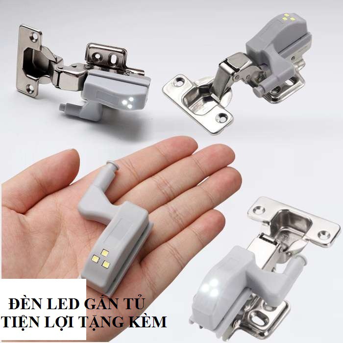 Bộ đèn led dùng pin gắn cửa tủ vô cùng tiện lợi Tặng kèm pin