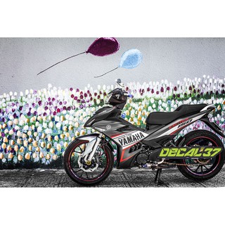Tem Trùm Exciter 150 Yamaha Racing Đỏ đen