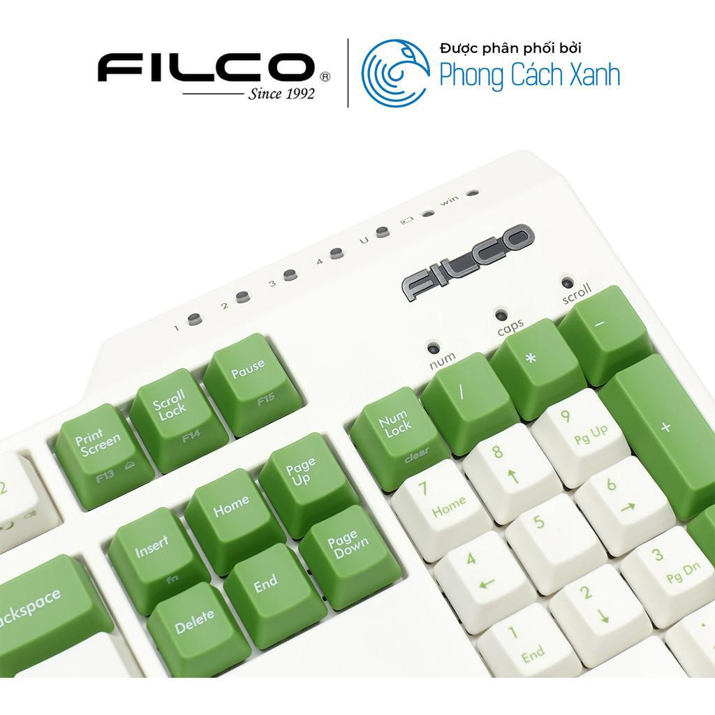 Bàn phím cơ Filco Majestouch Convertible 3 Matcha Fullsize/TKL - Hàng Chính Hãng