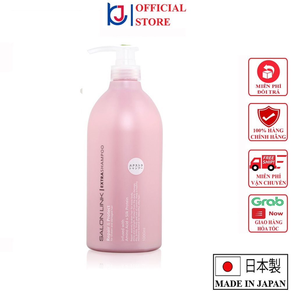 Dầu gội phục hồi tóc hư tổn Salon Link extra shampoo 1000ml