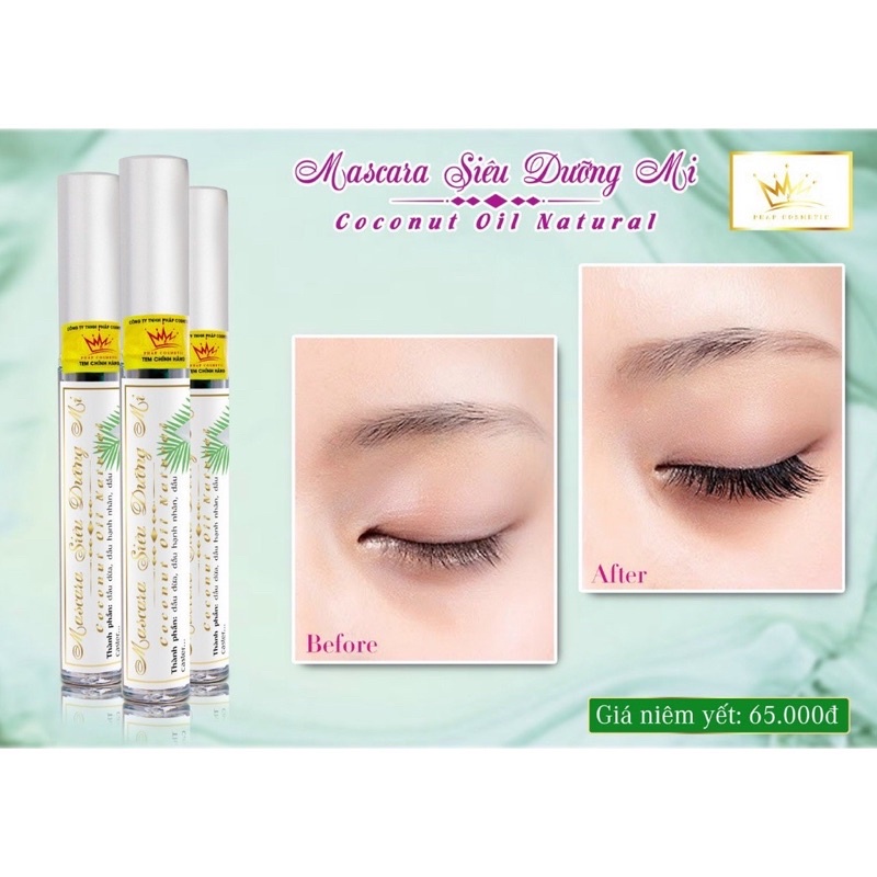 Macara siêu dưỡng mi dầu dừa pháp Cosmetic Chính Hãng