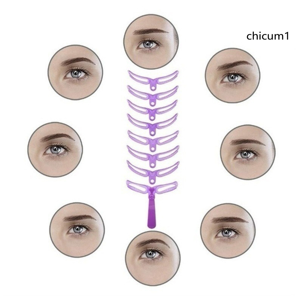 [Hàng mới về] Khuôn Định Hình Vẽ Lông Mày Bằng Nhựa Dễ Sử Dụng