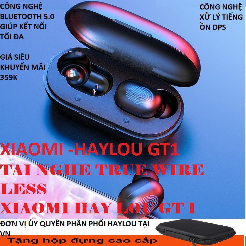 Tai nghe Bluetooth True Wireless Xiaomi -Haylou GT1 bluetooth 5.0