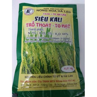 Siêu kali NPK 7-5-44 + TE Hà lan gói 15G