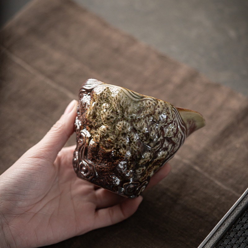 Cốc Uống Trà Bằng Gốm Sứ Handmade Phong Cách Cổ Điển