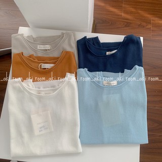 Áo tank top len mongtoghi cổ tròn cuộn viền