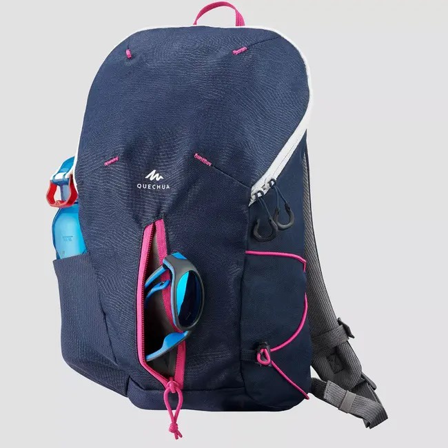 Balo Leo núi dã ngoại 10L MH100 - Xanh navy/hồng MIRILIK DECA