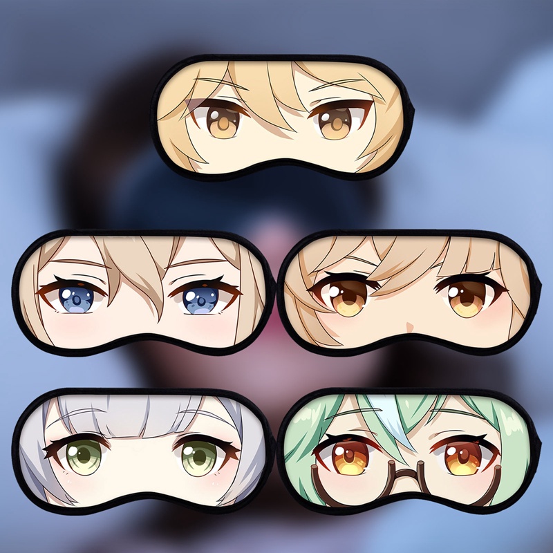 Miếng Bịt Mắt Ngủ Thoáng Khí In Hình Anime