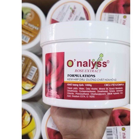 Kem Hấp Dầu O'nalyss Hương Hoa Hồng 1000g