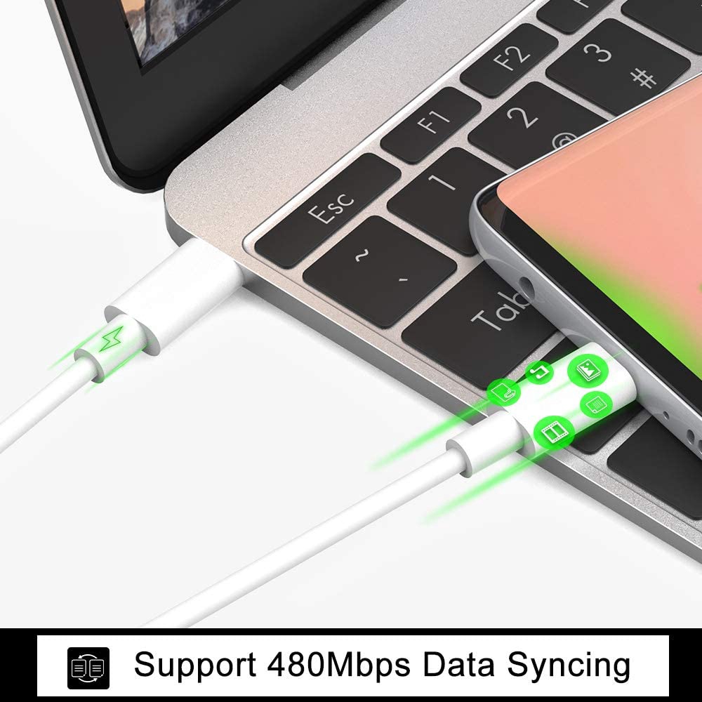 Dây Cáp Sạc Nhanh Usb C / 3A 20V 60W Type C Pd Tương Thích Với Android Và Ios Phone Huawei Xiaomi Ipad Pro Macbook