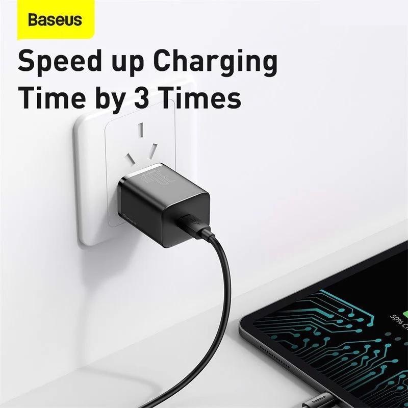 Củ sạc nhanh type c 30w Baseus qc 3.0 cao cấp dùng cho xiaomi , iphone 13pro xsmax 12 ..vv