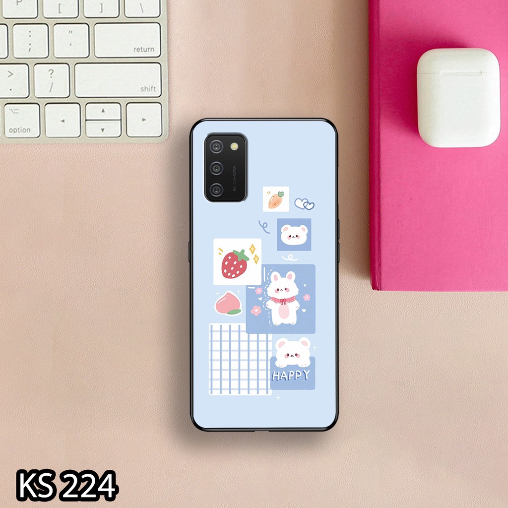 Ốp lưng Samsung  A01/A02/A02S/A03/A03S in hình thỏ con siêu đáng yêu_KINGSTORE.HN_Ốp SS