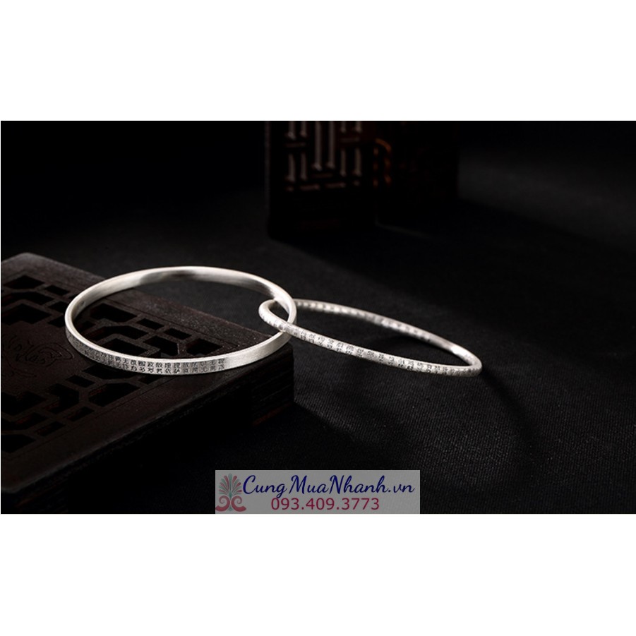 VÒNG TAY KHẮC BÁT NHÃ TÂM KINH PHẬT GIÁO - VT259