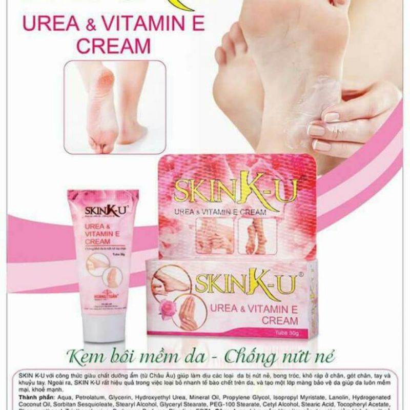 Kem bôi mềm da SKINKU chống nứt nẻ SKINK-U 30g
