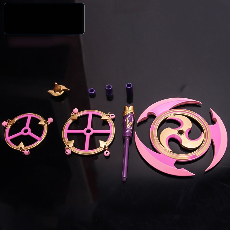 Móc khóa kim loại Chân Ý Của Kagura YAE MIKO game GENSHIN IMPACT anime chibi quà tặng độc đáo