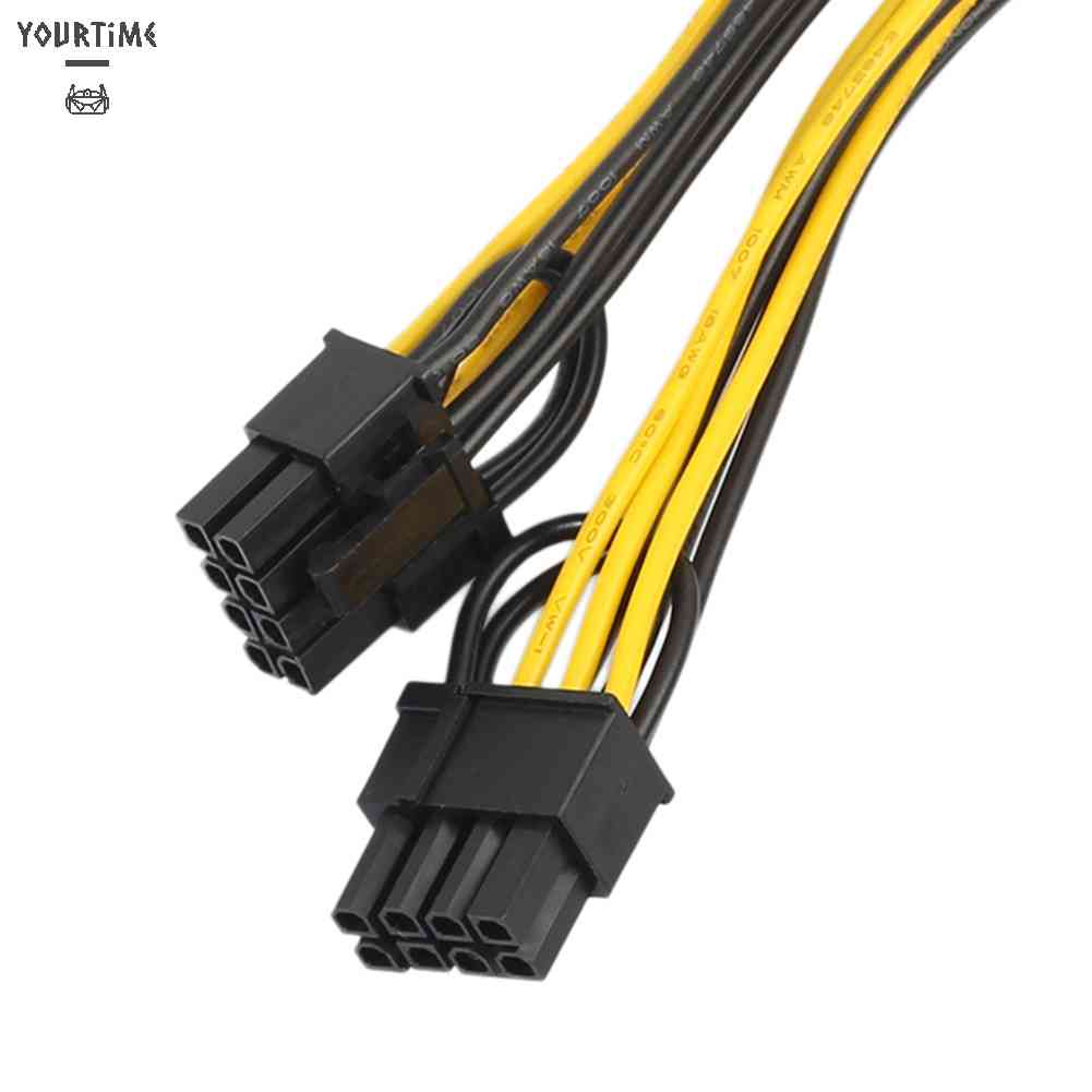 Cáp ChuyểN ĐổI 20cm 6 Pin Sang 8 Pin PCI VGA PCI Express