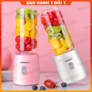 [TẶNG 01 CỌ CỐC] Máy xay sinh tố cầm tay đa năng Chigo sạc tích điện 6 lưỡi cao cấp