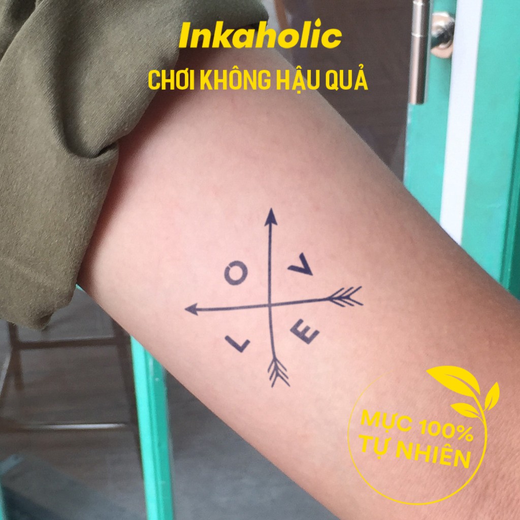 [Chủ đề Mộng Mơ] ✨ Hình xăm tạm thời Inkaholic 15 ngày, mini tattoo chống nước với hàng trăm thiết kế tự lựa chọn