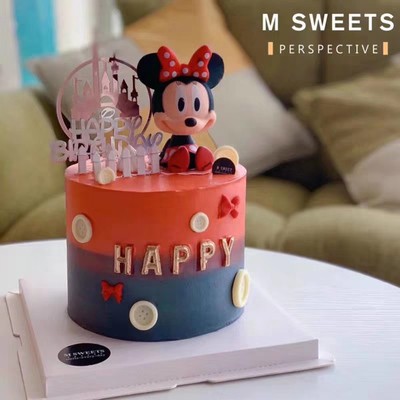 Mô Hình Chuột Mickey Trang Trí Bánh Kem